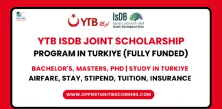 YTB-IsDB Joint Scholarship 2026