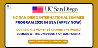 UC San Diego International Summer Program 2025