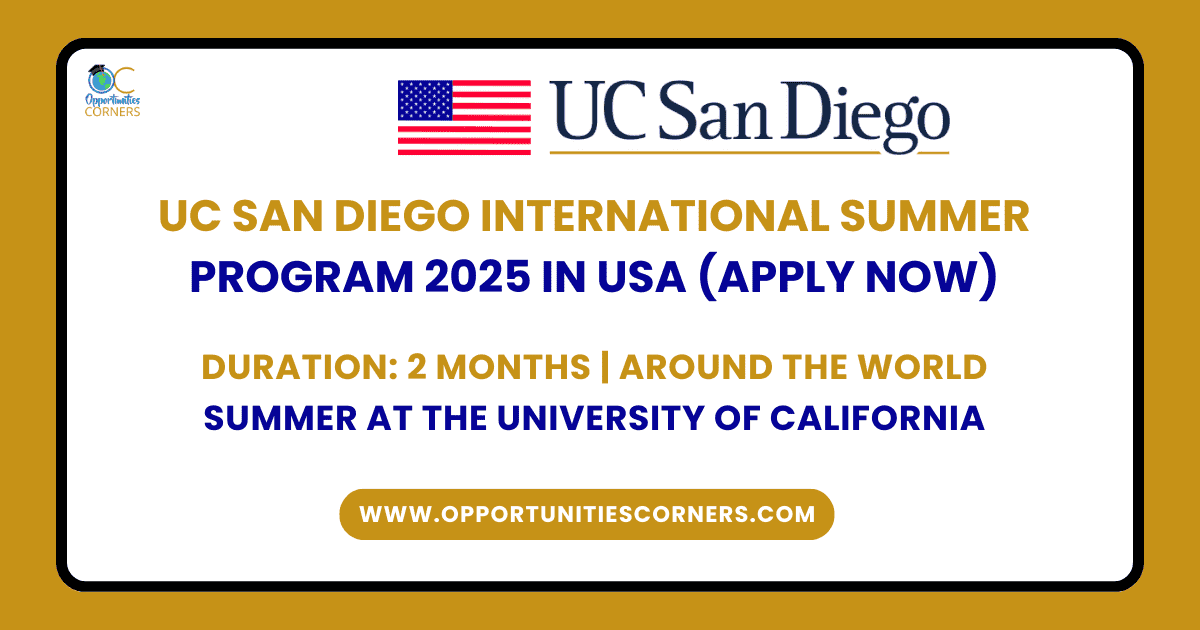UC San Diego International Summer Program 2025 in USA