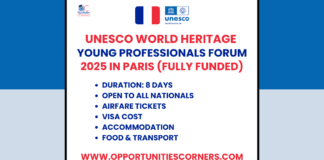 UNESCO World Heritage Young Professionals Forum 2025 in Paris
