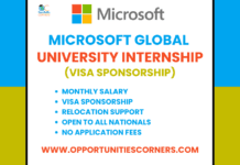 Microsoft University Internship 2026
