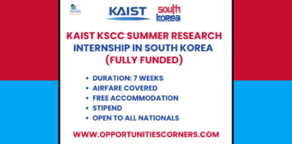 KAIST KSCC Summer Internship 2025