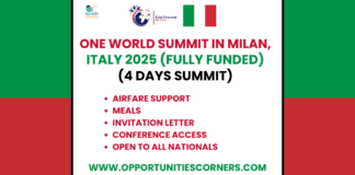 One World Summit in Italy 2025