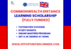 Commonwealth Distance Learning Scholarship