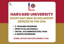 Harvard University Boustany MBA Scholarship