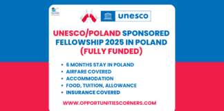 UNESCO/Poland Co-Sponsored Fellowship 2025