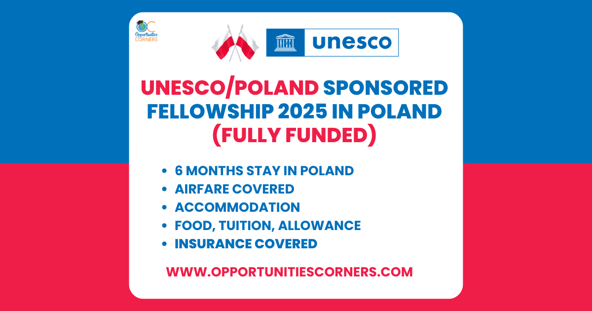 UNESCO/Poland Co-Sponsored Fellowship 2025
