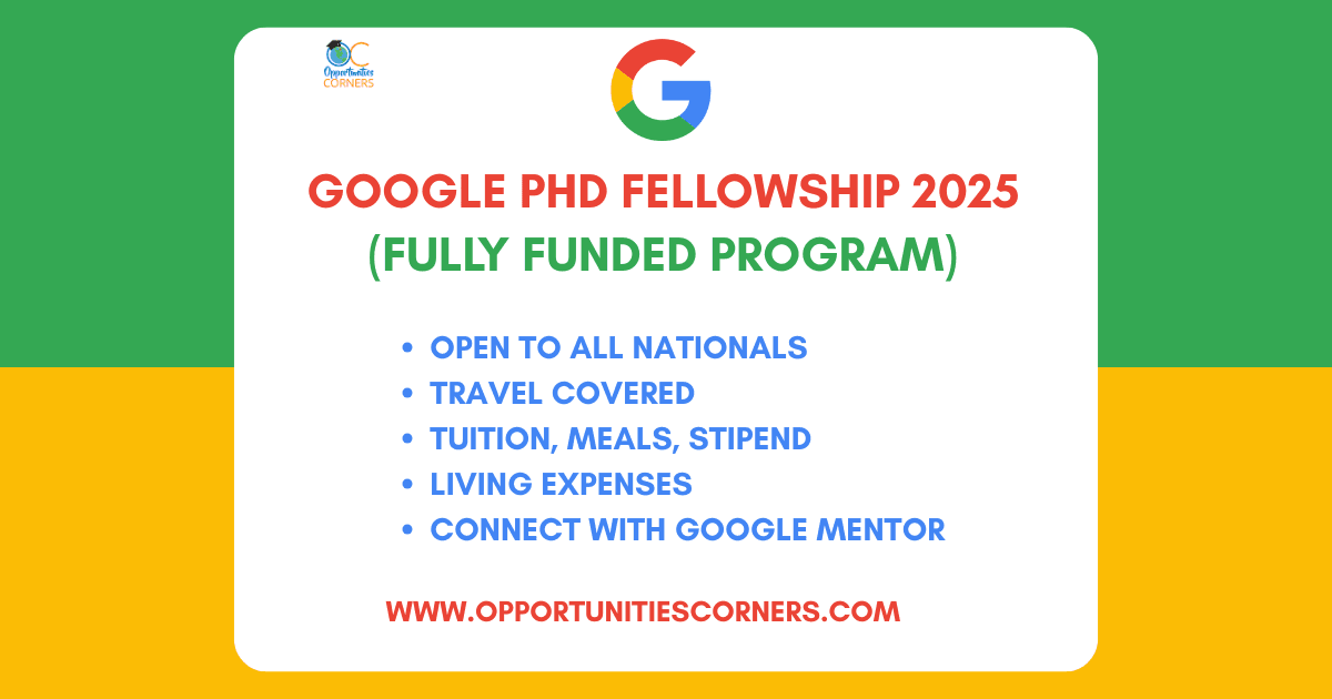 Google PhD Fellowship 2025