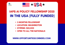 IAPS AI Policy Fellowship 2025 in USA