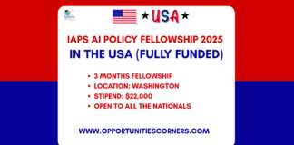 IAPS AI Policy Fellowship 2025 in USA