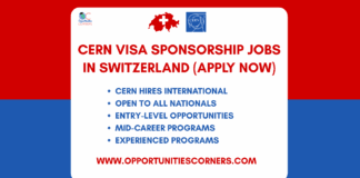 CERN Visa Sponsorship Jobs in Switzerland