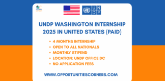 UNDP Washington Internship 2025