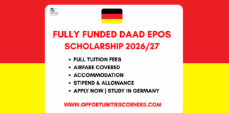 Fully Funded DAAD EPOS Scholarship