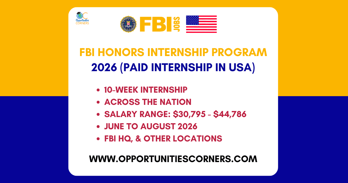 FBI Honors Internship Program 2026
