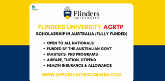 Flinders University AGRTP Scholarship 2026