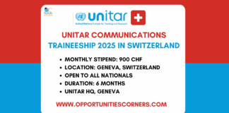 UNITAR Communications Traineeship 2025