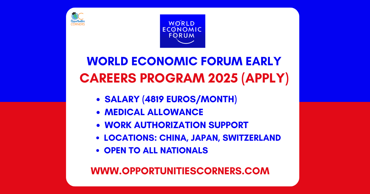 World Economic Forum Early Careers Program 2025