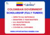Colombian Government Scholarship 2025