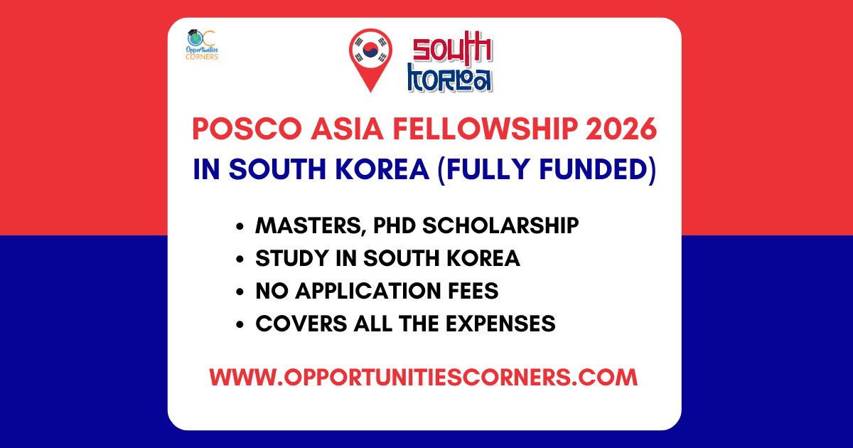POSCO Asia Fellowship 2026
