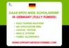 DAAD EPOS MIDE Scholarship 2027