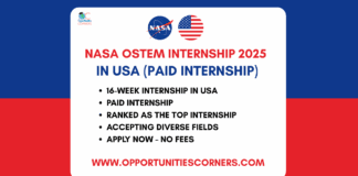 NASA OSTEM Internship 2025
