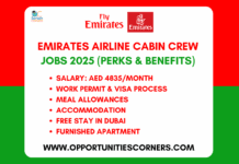 Emirates Airline Cabin Crew Jobs 2025 (Perks & Benefits) Emirates Airline Cabin Crew Jobs 2025