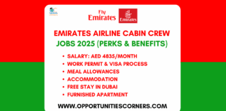 Emirates Airline Cabin Crew Jobs 2025
