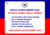 KOICA Scholarship 2025