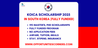 KOICA Scholarship 2025