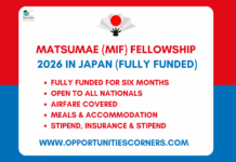 Matsumae (MIF) Fellowship 2027