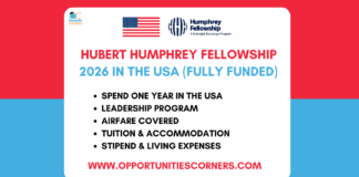 Hubert Humphrey Fellowship 2026