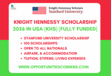 Knight Hennessy Scholarship 2026 in USA (Fully Funded) Knight Hennessy Scholarship 2026