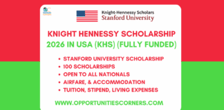 Knight Hennessy Scholarship 2026
