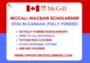 McCall MacBain Scholarship 2026