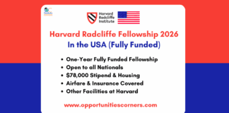 Harvard Radcliffe Fellowship