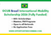 GCUB Brazil International Mobility Scholarship