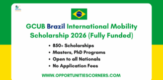 GCUB Brazil International Mobility Scholarship