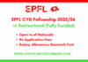 EPFL CYD Fellowship 2025/26