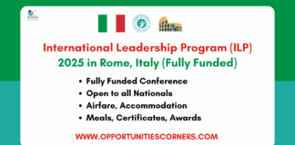 International Leadership Program (ILP) 2025 in Italy
