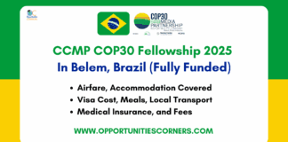CCMP COP30 Reporting Fellowship 2025 in Brazil