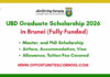 UBD Graduate Research Scholarship 2026