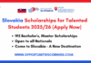 Slovakia Scholarships for Talented Students
