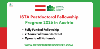 ISTA Postdoctoral Fellowship Program 2026