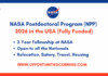 NASA Postdoctoral Program (NPP) 2026