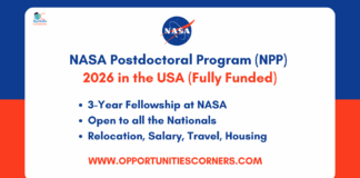 NASA Postdoctoral Program (NPP) 2026