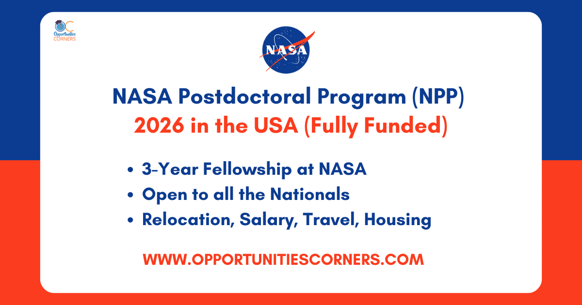 NASA Postdoctoral Program (NPP) 2026