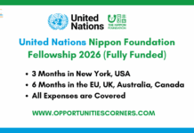 UNNF Strategic Needs Fellowship 2026, USA (Fully Funded) UNNF Strategic Needs Fellowship 2026