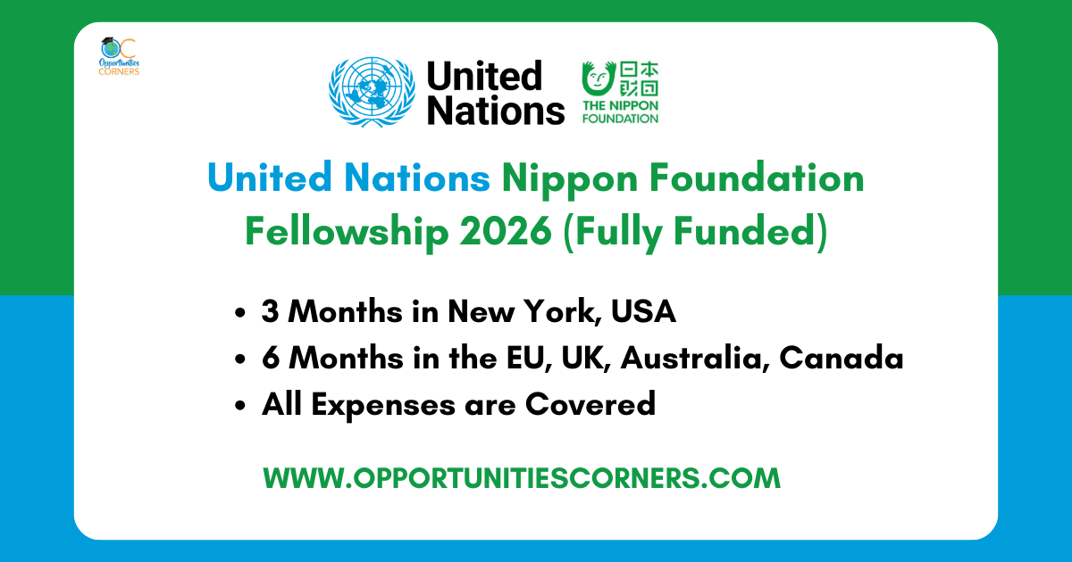 United Nations Nippon Foundation Fellowship 2026