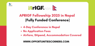 APRIGF Fellowship 2025 in Nepal