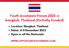 Youth Academic Forum 2025 in Thailand